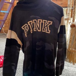 Pink crown neck sweatshirt